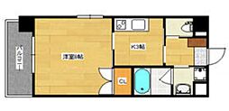 ソフィアコート光町 1DKの間取図画像