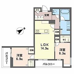 物件の間取り