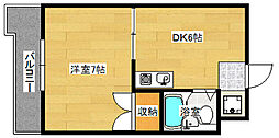 エクセルコート太田川 1DKの間取図画像