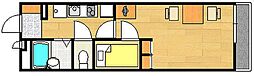 レオパレス南観音町 1Kの間取図画像