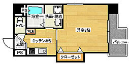 セイコウ光町 1Kの間取図画像