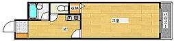 バルミープラザ八丁堀 1DKの間取図画像
