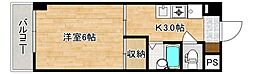 エル・プエンテ 1Kの間取図画像