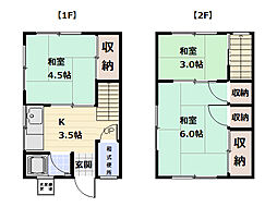 第二古谷荘 3Kの間取図画像