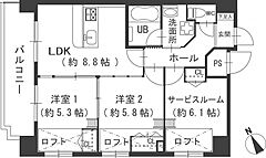 物件の間取り