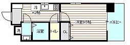 アイステージ牛田南 1Kの間取図画像