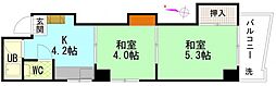 エビスヤビル 2Kの間取図画像
