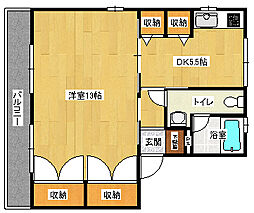 RCBOX 1DKの間取図画像