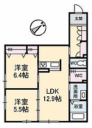 Peppergrassgarden&Apts 2LDKの間取図画像