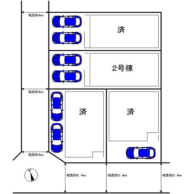 ◆令和６年３月完成済◆全４区画・残１区画◆駐車２台可能ですよ♪現地見学は当日から承っておりますので、お気軽にお問い合わせください♪