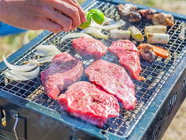 プライベート空間で食べるバーベキューも格別です