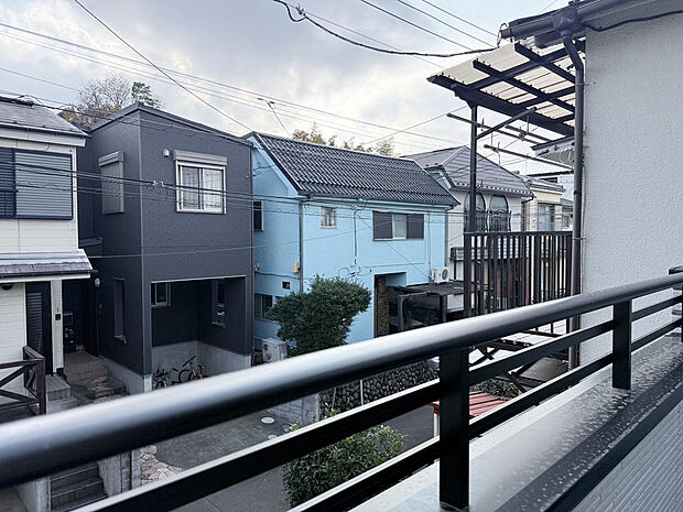 南バルコニーで毎日のお洗濯もラクラク快適