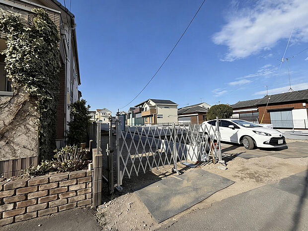 車の通りも少ない閑静な住宅地