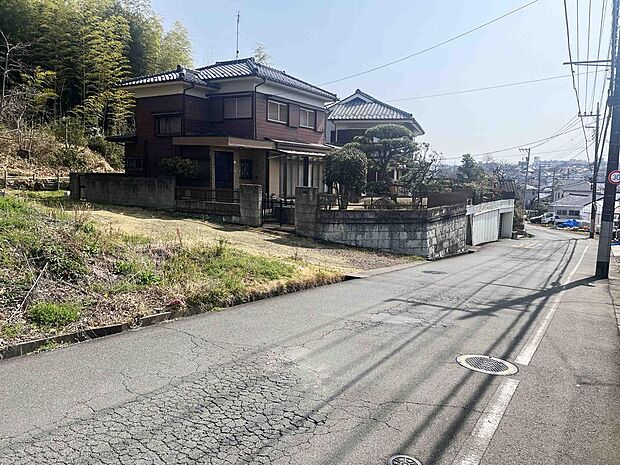 一戸建ての多いエリア、静かで落ち着いた雰囲気(R8.3.24撮影)