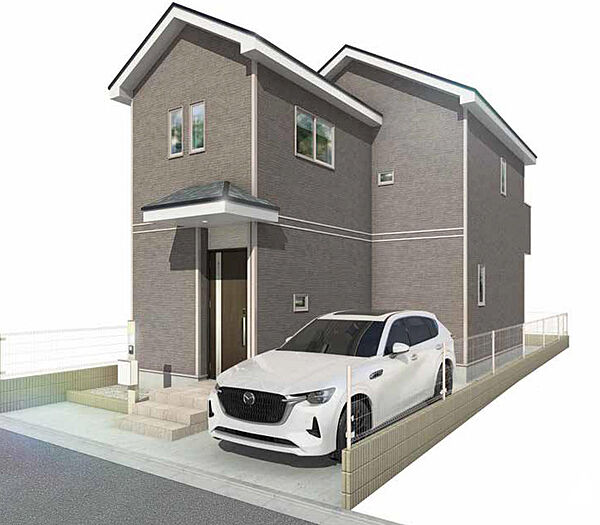 完成予想図ですので、実際の建物・外構と異なる場合があります。