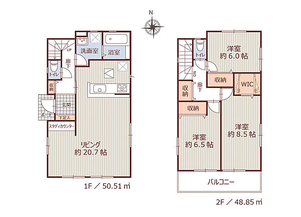 間取りを拡大表示