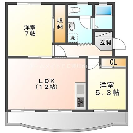 メゾン梨野_間取り_0
