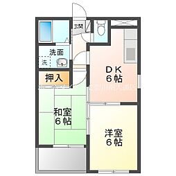 間取図画像 2DK