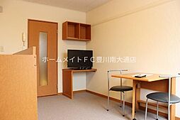 レオパレスプリマヴェーラ110 1階1Kのリビング/ダイニング