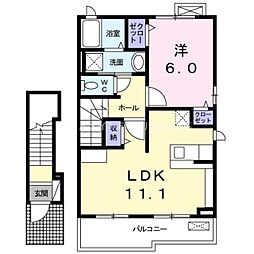間取図画像 1LDK