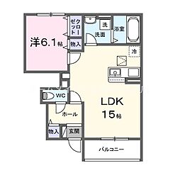 間取図画像 1LDK