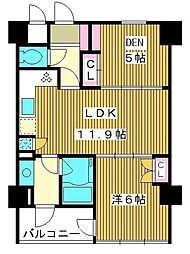メゾンYFT 1SLDKの間取図画像