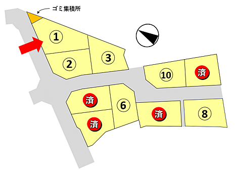 区画図：325000106250