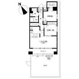 JR総武線 西船橋駅 徒歩6分の賃貸マンション 1階2SLDKの間取り
