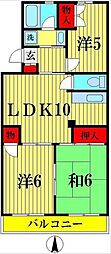 レキシントンマンション松並木 3LDKの間取図画像