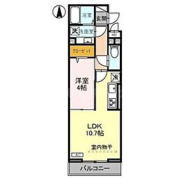 Noble villa草加西町A 2階/-