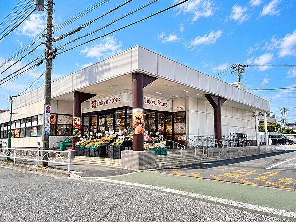9：00～23：00まで営業のスーパー『東急ストア洗足店』遅くまで空いているので、お仕事帰りの買い物にも便利です。