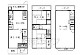 京都市西京区嵐山西一川町 3階建 築51年のイメージ