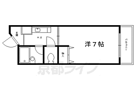 京都府京都市左京区高野清水町（賃貸マンション1K・2階・20.45㎡） その2