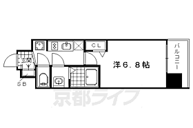 プレサンス京都二条　京華 304 ｜ 京都府京都市上京区尼ケ崎横町（賃貸マンション1K・3階・22.80㎡） その2