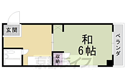 マンション山元 1DKの間取図画像