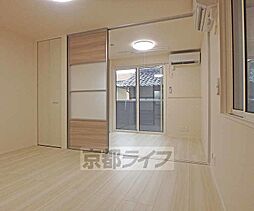 京都市営烏丸線 北大路駅 徒歩23分の賃貸アパート 2階1LDKのリビング/ダイニング