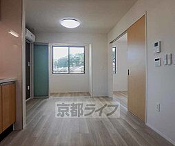 京都市営烏丸線 国際会館駅 徒歩20分の賃貸アパート 2階2LDKのリビング/ダイニング