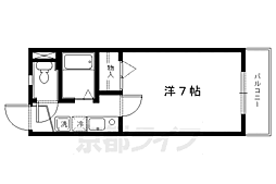 りきゅうー7 1階1Kの間取り
