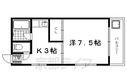 メルシーメゾネット鞍馬口 3階/-