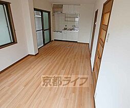 叡山電鉄叡山本線 一乗寺駅 徒歩1分の賃貸アパート 1階2LDKのリビング/ダイニング