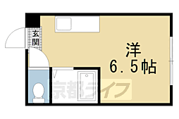 サニーハウス堀 1Kの間取図画像
