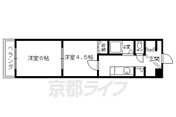プライムシティ西陣 2Kの間取図画像