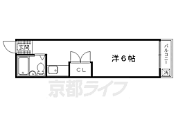 ヒルハイツ一条 3階/-