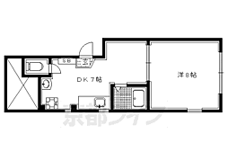 ハイツ中御門 1階/-