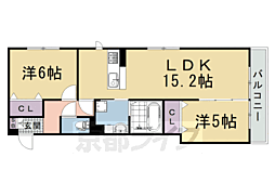 Ｄ−ＲＯＯＭ西院小米 2階