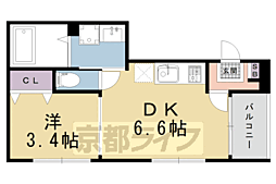 ハーモニーテラス花園伊町 3階/-