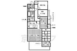 ユニーブル京都紫野 4LDKの間取図画像