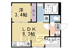 ハーモニーテラス太秦安井車道町 1階