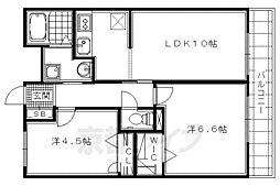 シャーメゾン嵯峨 2階