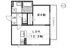 ルミエール源 1LDKの間取図画像